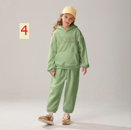 24HA188.30 - BỘ NỈ LÔNG CỪU ABC CHO BÉ