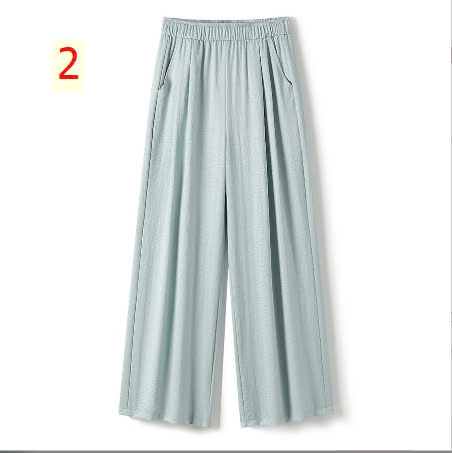 24HA188.11- QUẦN ỐNG RỘNG CẠP CHUN NỮ