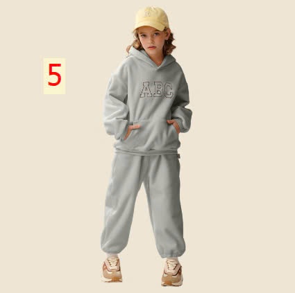 24HA188.30 - BỘ NỈ LÔNG CỪU ABC CHO BÉ