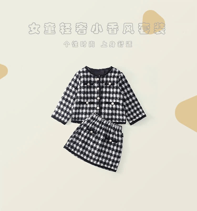 24HA188.17- BỘ ÁO CHÂN VÁY DẠ NHÀ PREMIUM