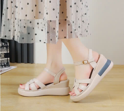 24HA198.17 - SANDAL ĐẾ XUỒNG CHO NỮ