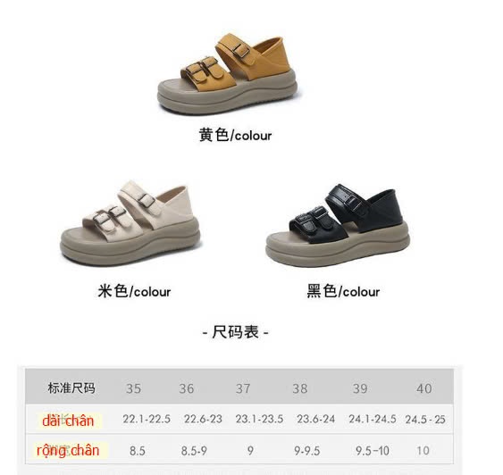 24HA198.20 - SANDAL ĐẾ MỀN CHO NỮ
