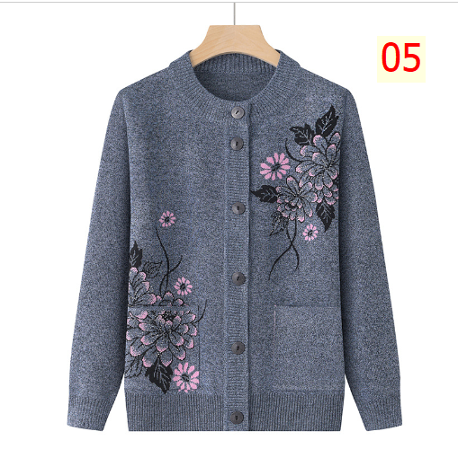 24HA208.17 - ÁO LEN CARDIGAN TRUNG NIÊN