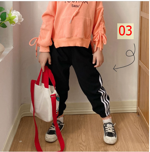 24HA218.08 - SET 2 QUẦN NỈ THỂ THAO CHO BÉ