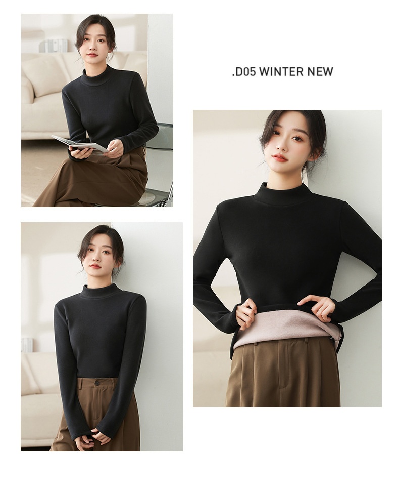24HA228.08 - ÁO NỈ LÓT LÔNG CHO NỮ