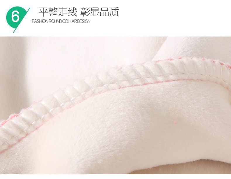 24HA228.01 - ÁO NỈ LÔNG CỔ 3P CHO BÉ