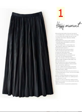 24HA238.32 - CHÂN VÁY MIDI XẾP LY ANNA