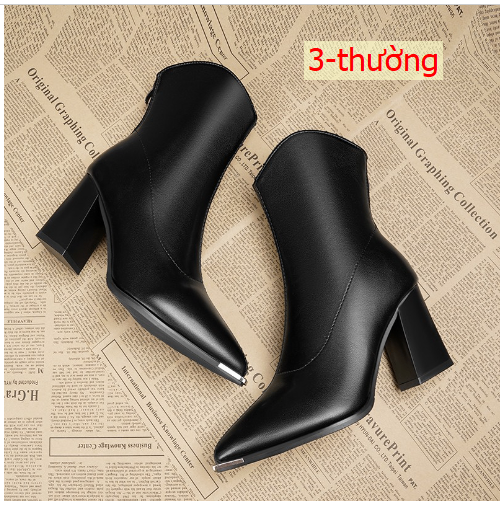 24HA238.14 - BỐT GÓT VUÔNG BÍT MŨI