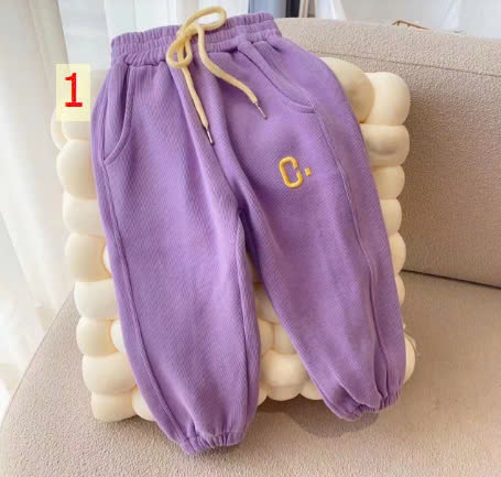 24HA238.31 - QUẦN NỈ CHỮ C BÉ GÁI