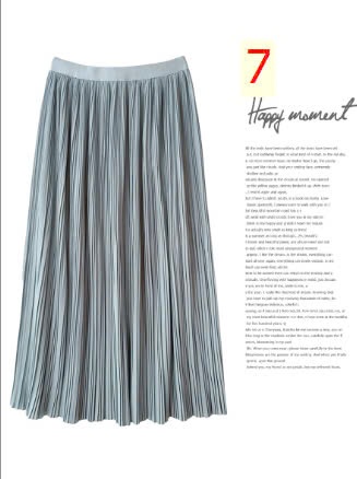 24HA238.32 - CHÂN VÁY MIDI XẾP LY ANNA