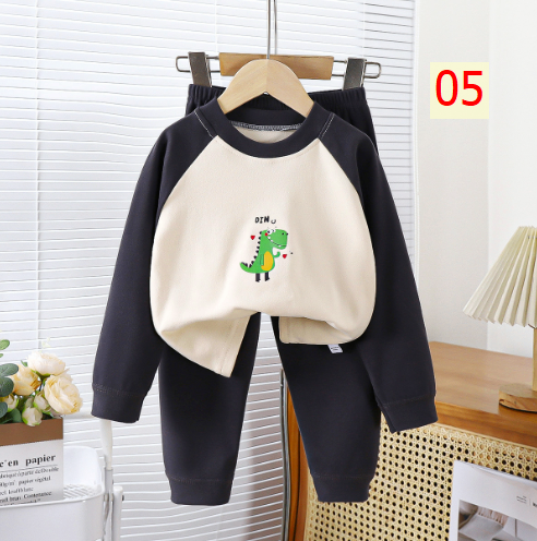 24HA248.01 - BỘ NỈ MẶC NHÀ CHO BÉ