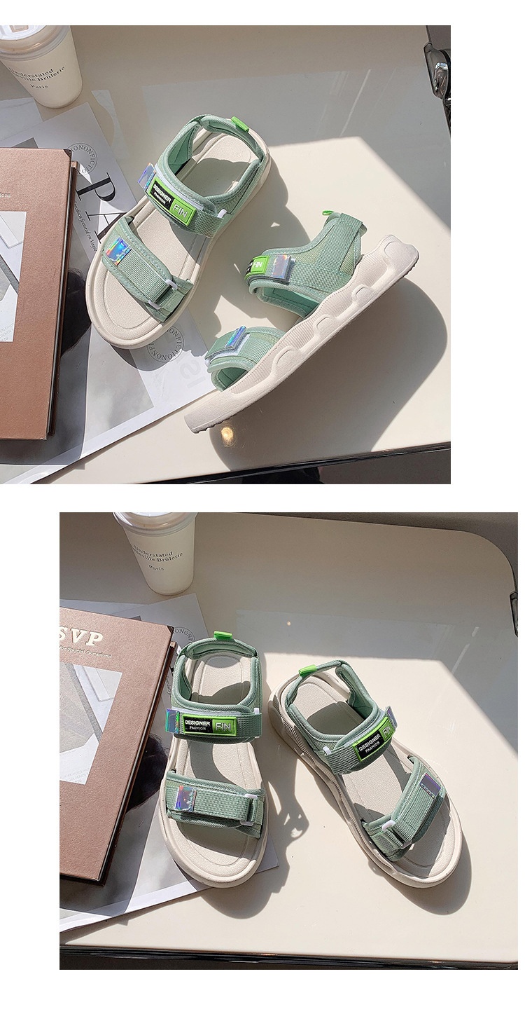 24HA248.07 - SANDAL ĐẾ BẰNG 2 QUAI NỮ