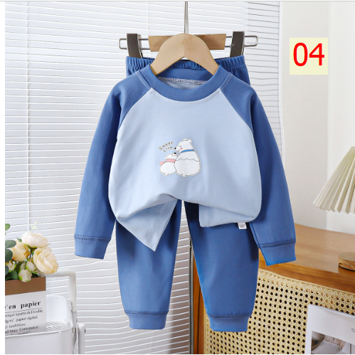 24HA248.01 - BỘ NỈ MẶC NHÀ CHO BÉ