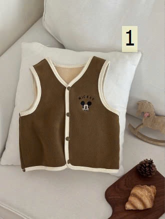 24HA258.11 - ÁO GILE 2 MẶT MICKEY