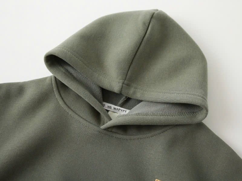 24HA258.09 - ÁO NỈ HOODIE LÓT LÔNG CỪU WAPYPY