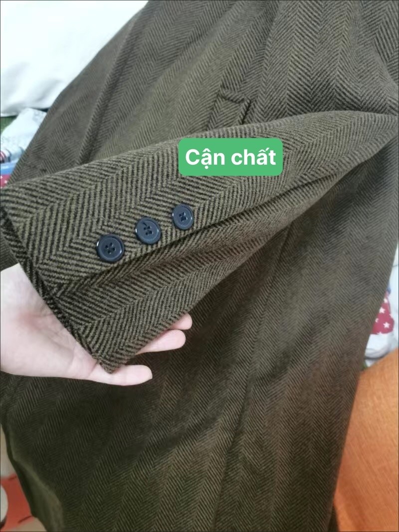 24HA268.01 - ÁO DẠ DÁNG DÀI NỮ