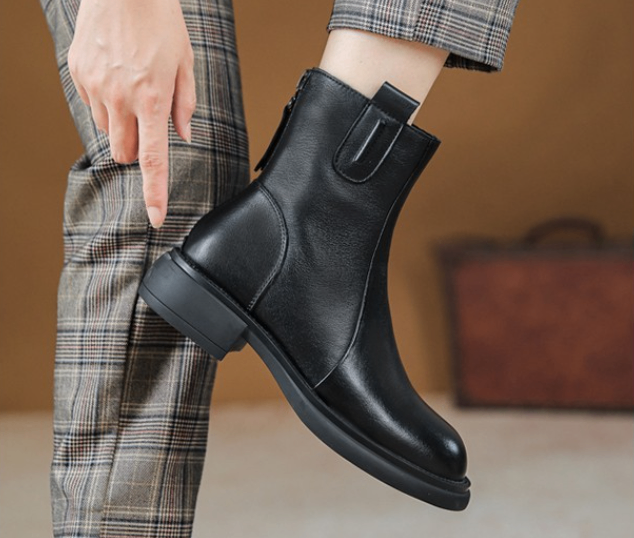 24HA278.01 - BOOT DA CỔ THẤP
