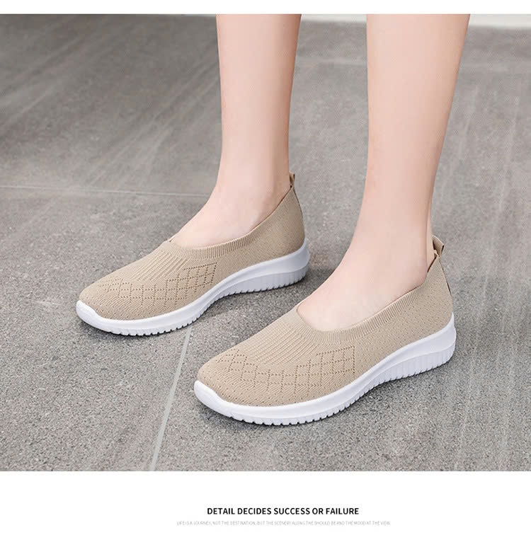 24HA268.28 - GIÀY VẢI SLIPON THOÁNG KHÍ