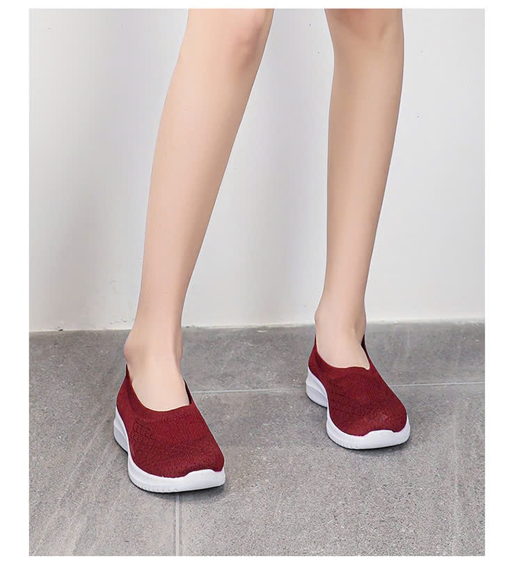 24HA268.28 - GIÀY VẢI SLIPON THOÁNG KHÍ