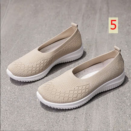 24HA268.28 - GIÀY VẢI SLIPON THOÁNG KHÍ