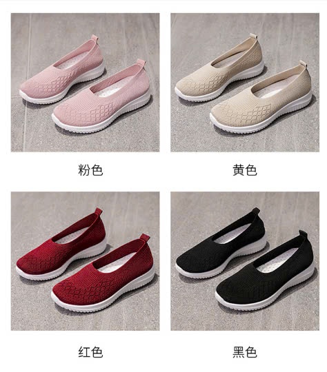 24HA268.28 - GIÀY VẢI SLIPON THOÁNG KHÍ