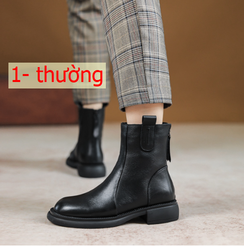 24HA278.01 - BOOT DA CỔ THẤP