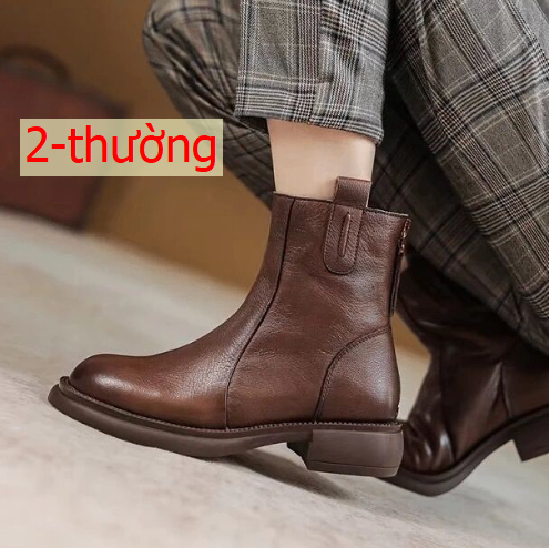 24HA278.01 - BOOT DA CỔ THẤP