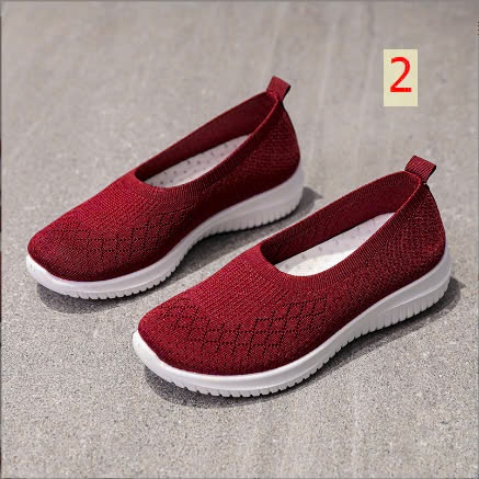 24HA268.28 - GIÀY VẢI SLIPON THOÁNG KHÍ
