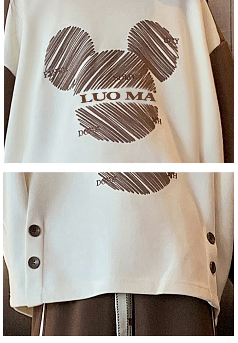 24HA268.26 - BỘ NỈ HÌNH CHUỘT MICKEY LUOMA