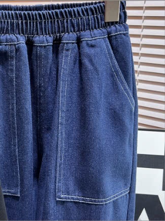24HA278.19 - BỘ NỈ DEMIN BÉ TRAI SIZE ĐẠI