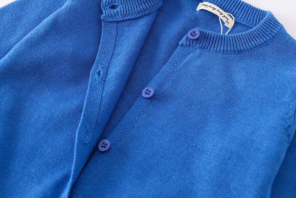 24HA288.11A - ÁO LEN CARDIGAN BÉ GÁI