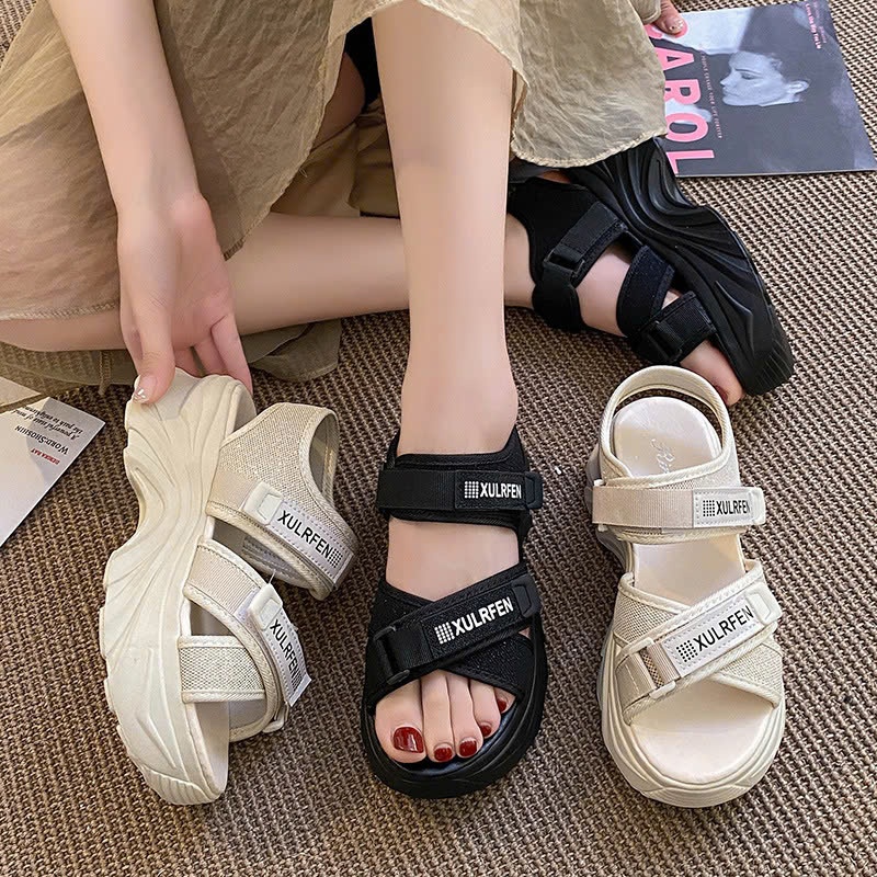 24HA288.09 - SANDAL ĐẾ CAO CHO NỮ