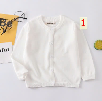 24HA288.11 - ÁO LEN CARDIGAN BÉ GÁI