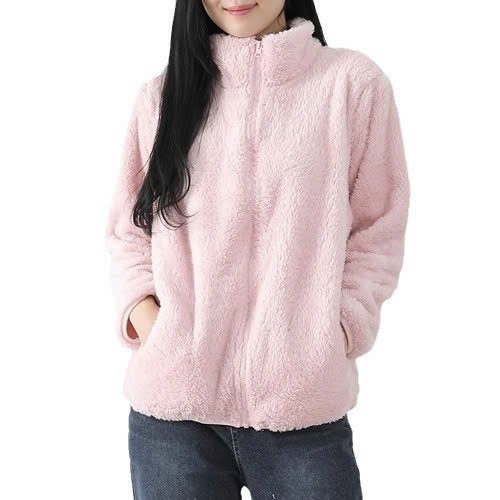 24HA298.20 - ÁO KHOÁC LÔNG CỪU NỮ