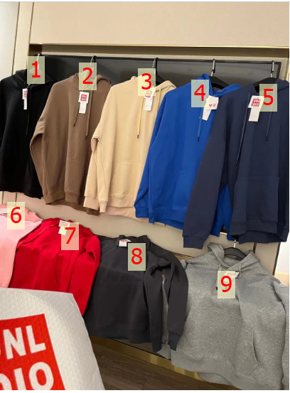 24HA298.23 - ÁO NỈ HOODIE NAM NỮ UNL QIO