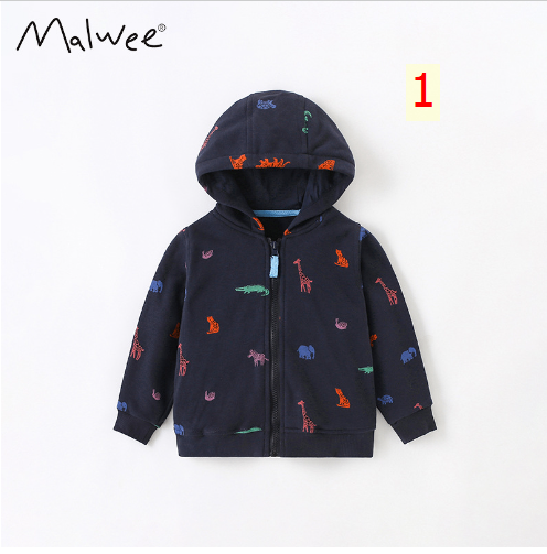 24HA298.16 - ÁO KHOÁC NỈ HOẠ TIẾT MALWEE