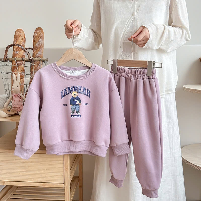 24HA308.02 - BỘ NỈ LAMBEAR DỄ THƯƠNG