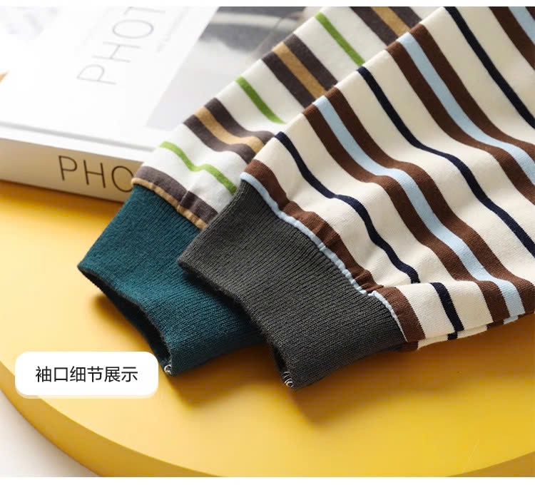 24HA308.14 - ÁO POLO KẺ NGANG