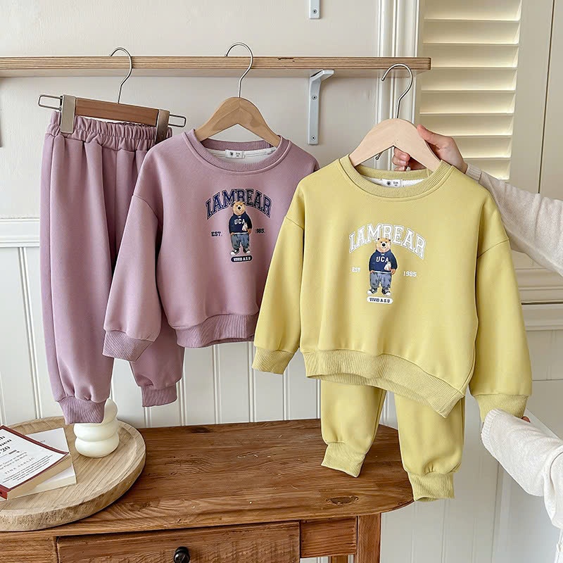 24HA308.02 - BỘ NỈ LAMBEAR DỄ THƯƠNG