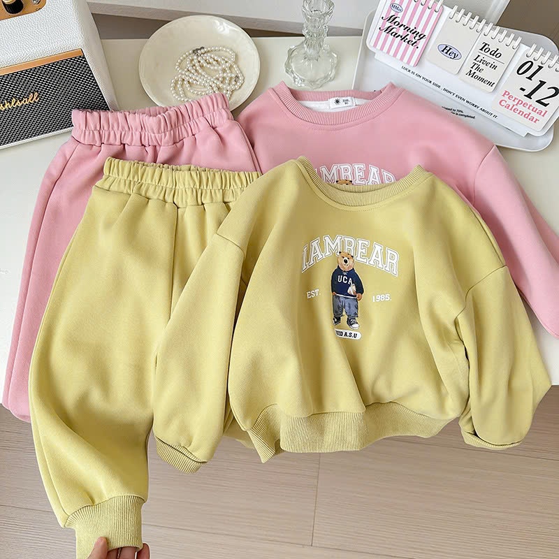 24HA308.02 - BỘ NỈ LAMBEAR DỄ THƯƠNG