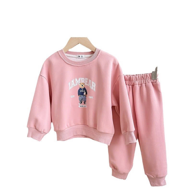 24HA308.02 - BỘ NỈ LAMBEAR DỄ THƯƠNG
