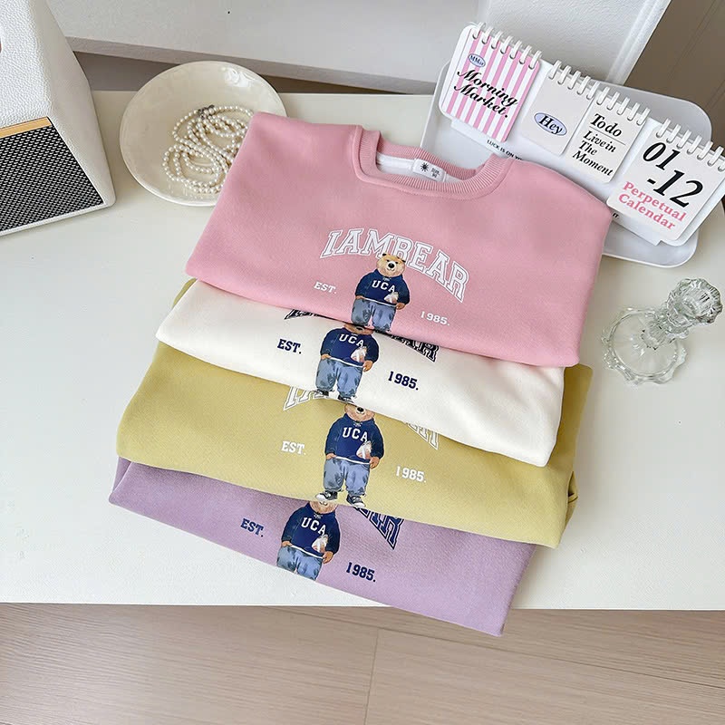 24HA308.02 - BỘ NỈ LAMBEAR DỄ THƯƠNG