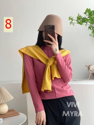 24HA308.29 - ÁO LEN GIỮ NHIỆT VẢI DỆT GIỮ ẤM CÔNG NGHỆ ĐỨC