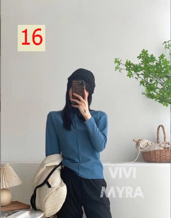 24HA308.29 - ÁO LEN GIỮ NHIỆT VẢI DỆT GIỮ ẤM CÔNG NGHỆ ĐỨC