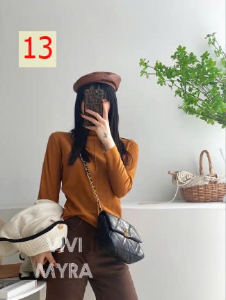 24HA308.29 - ÁO LEN GIỮ NHIỆT VẢI DỆT GIỮ ẤM CÔNG NGHỆ ĐỨC