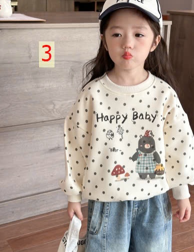 24HA308.03 - ÁO NỈ BÉ GÁI QUẢNG CHÂU CAO CẤP