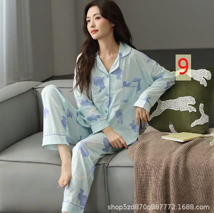24HA308.27 - BỘ PIZAMA DÀI TAY NỮ