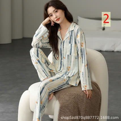24HA308.27 - BỘ PIZAMA DÀI TAY NỮ