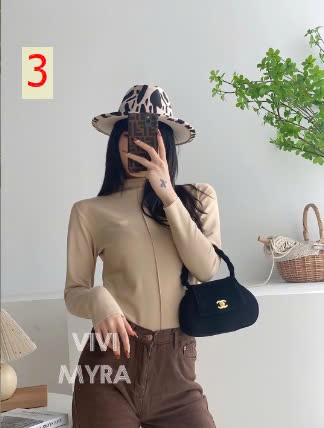 24HA308.29 - ÁO LEN GIỮ NHIỆT VẢI DỆT GIỮ ẤM CÔNG NGHỆ ĐỨC
