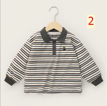 24HA308.14 - ÁO POLO KẺ NGANG
